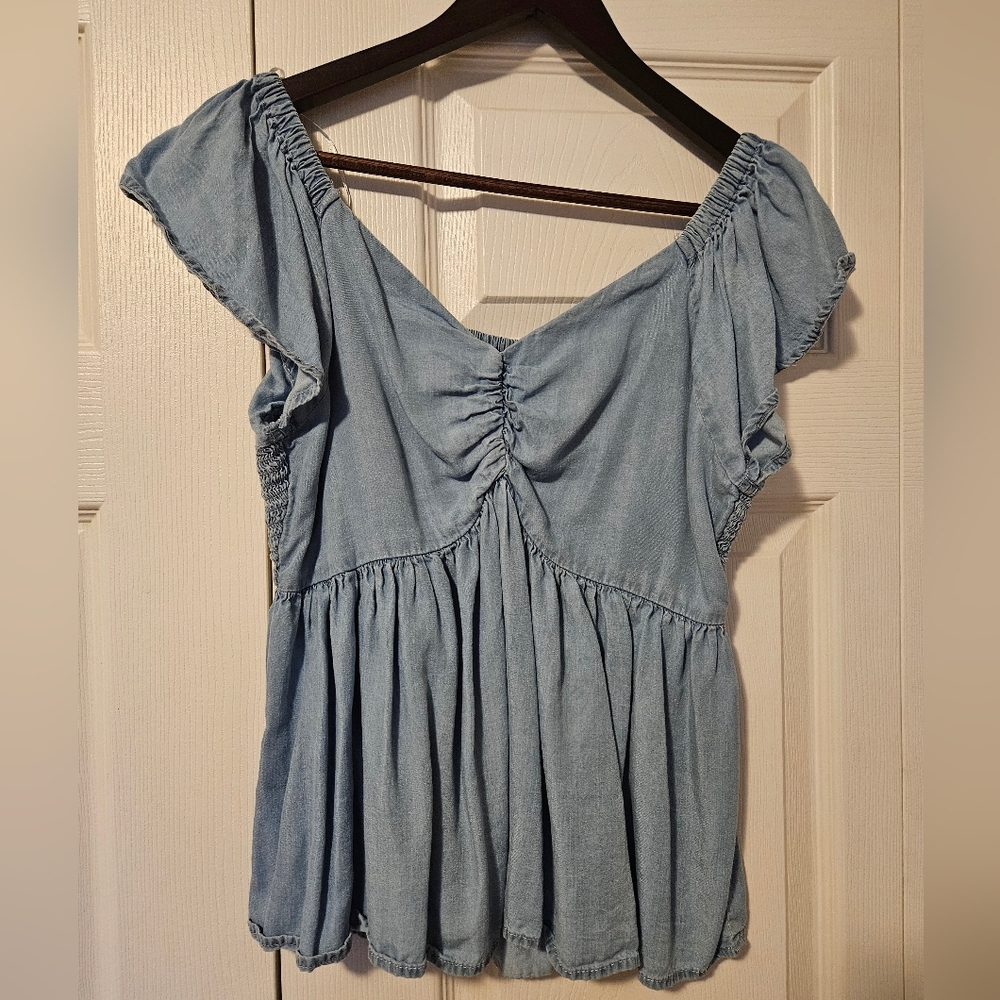 Women's Blue Blouse